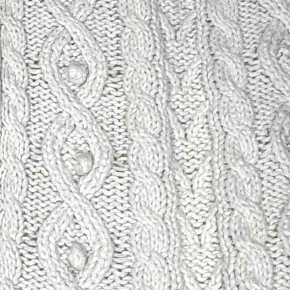 Vintage Baby Gap Zip Up Cardigan Sweater Girls 4T | Ivory Cable Knit